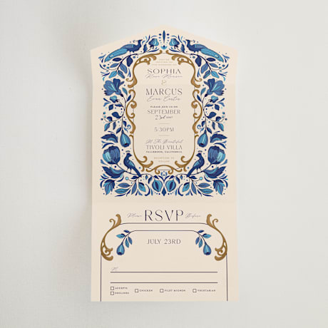 All-in-One Wedding Invitations