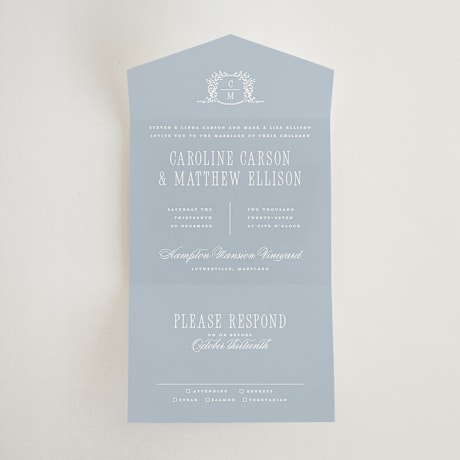All-in-One Wedding Invitations