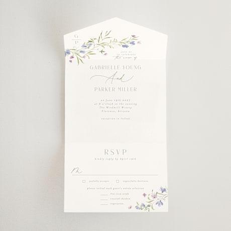 All-in-One Wedding Invitations