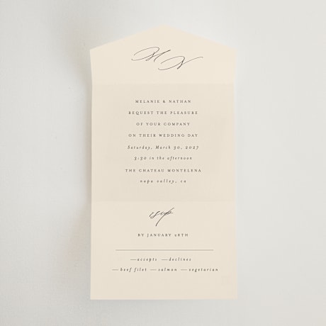 All-in-One Wedding Invitations