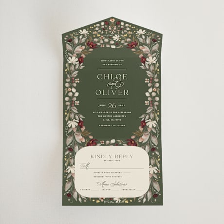 All-in-One Wedding Invitations