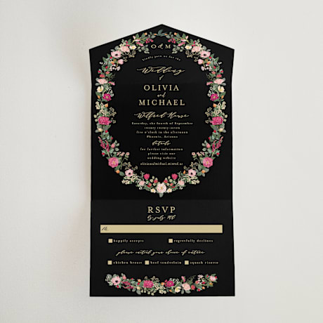 All-in-One Wedding Invitations