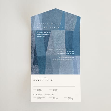 All-in-One Wedding Invitations