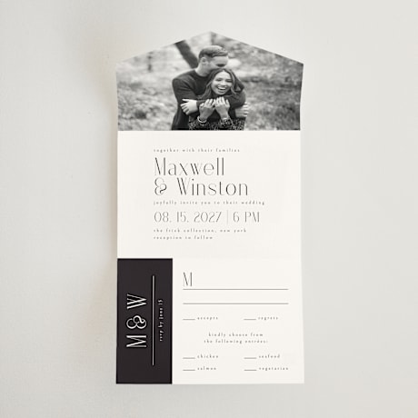 All-in-One Wedding Invitations