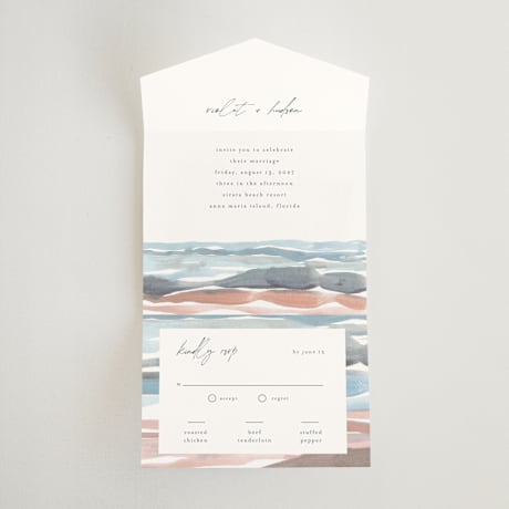 All-in-One Wedding Invitations