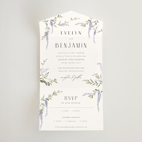 All-in-One Wedding Invitations