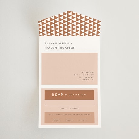 All-in-One Wedding Invitations