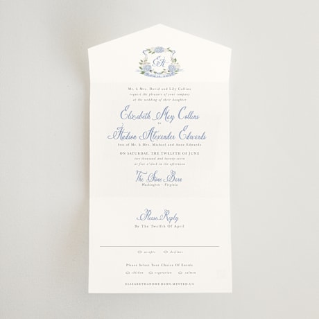 All-in-One Wedding Invitations
