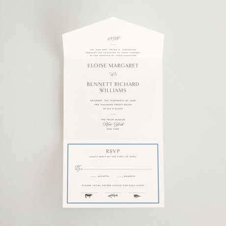 All-in-One Wedding Invitations