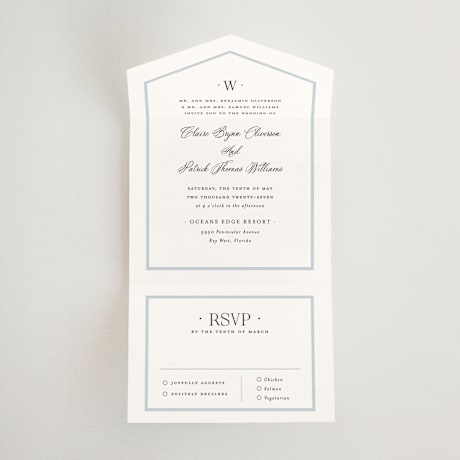 All-in-One Wedding Invitations