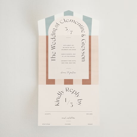 All-in-One Wedding Invitations