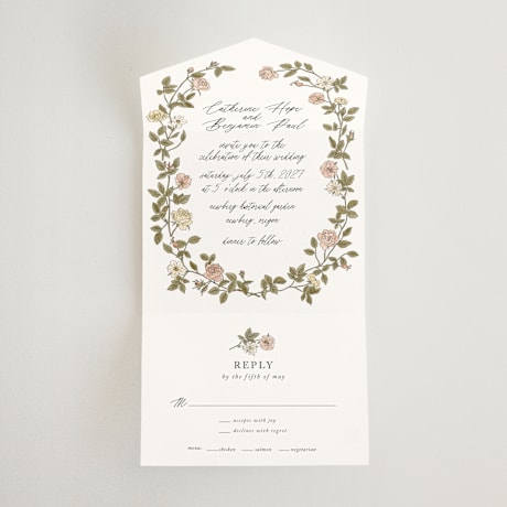 All-in-One Wedding Invitations