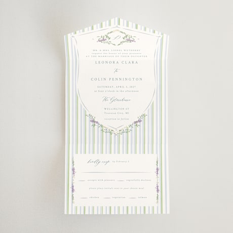 All-in-One Wedding Invitations
