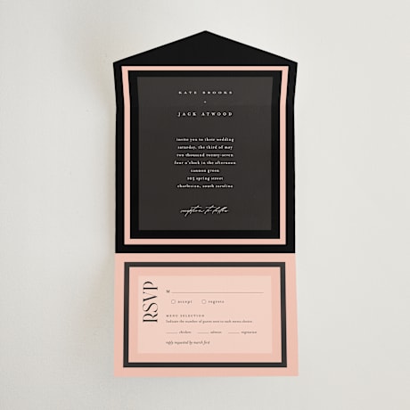 All-in-One Wedding Invitations