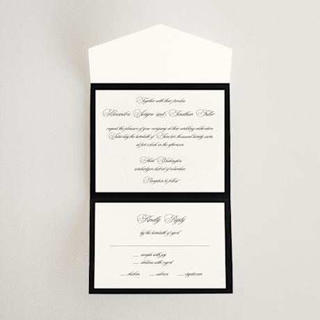 All-in-One Wedding Invitations