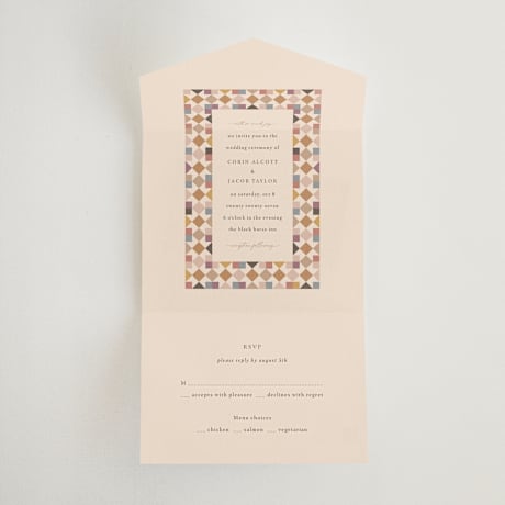 All-in-One Wedding Invitations