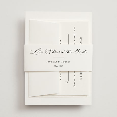 Bridal Shower Belly Bands