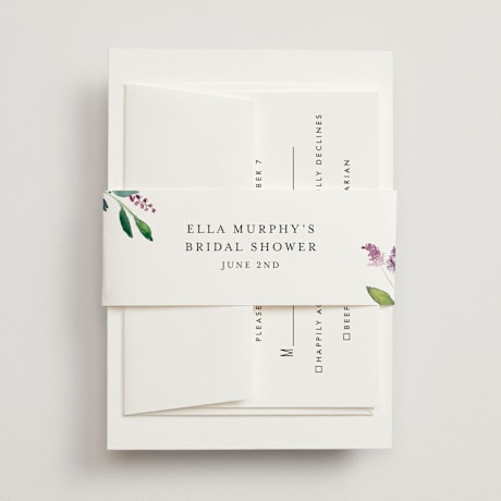 Bridal Shower Belly Bands