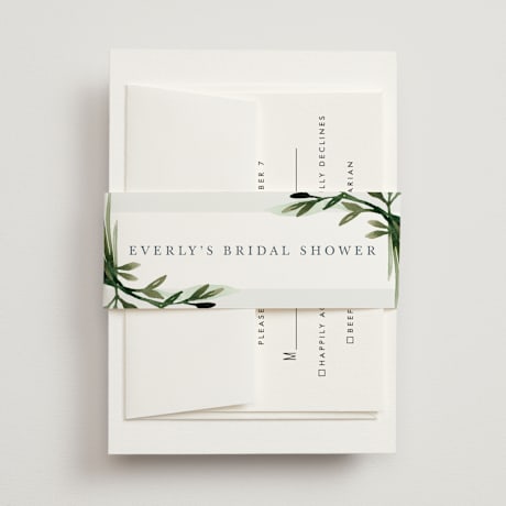 Bridal Shower Belly Bands