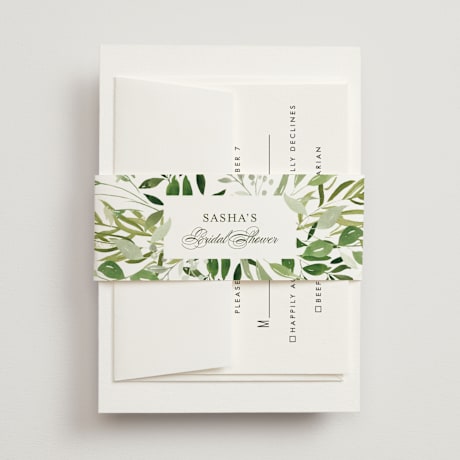 Bridal Shower Belly Bands