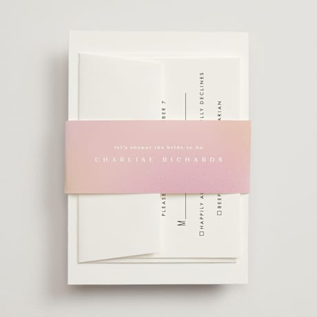 Bridal Shower Belly Bands