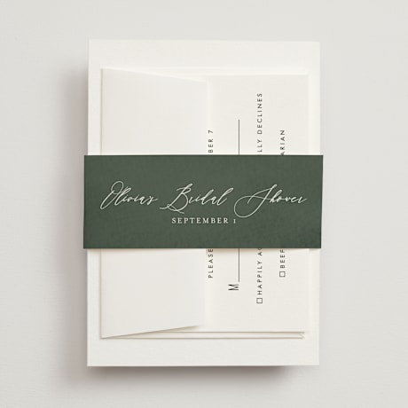 Bridal Shower Belly Bands