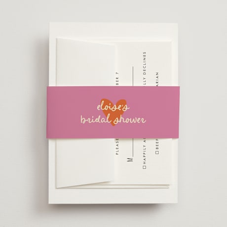 Bridal Shower Belly Bands