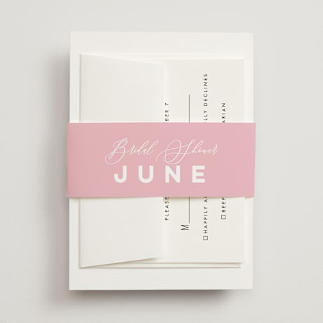 Bridal Shower Belly Bands