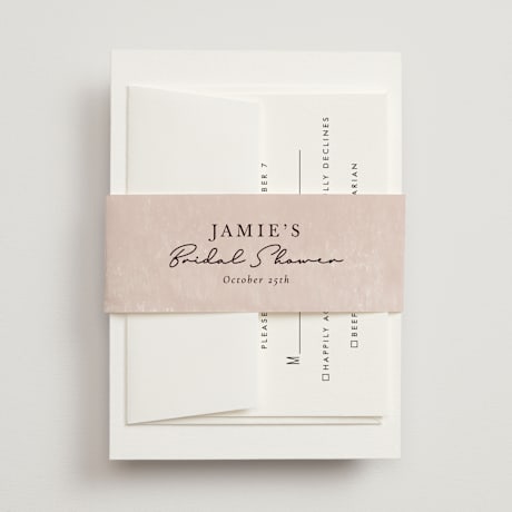 Bridal Shower Belly Bands