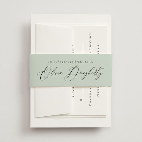 Bridal Shower Belly Bands