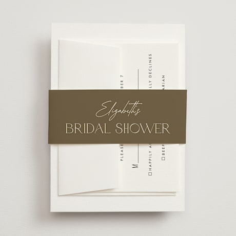 Bridal Shower Belly Bands