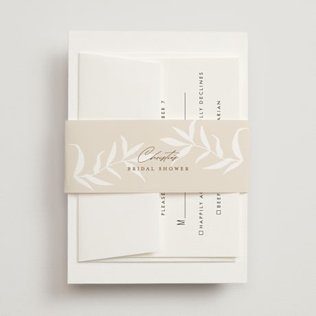 Bridal Shower Belly Bands