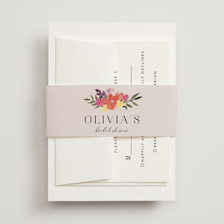 Bridal Shower Belly Bands