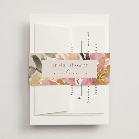 Bridal Shower Belly Bands