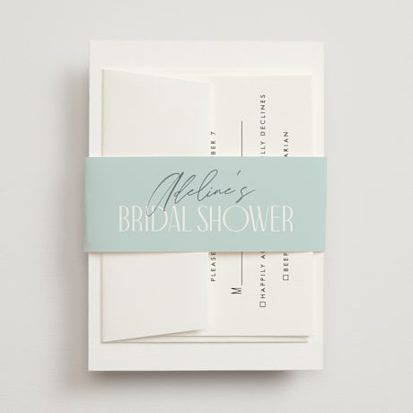 Bridal Shower Belly Bands