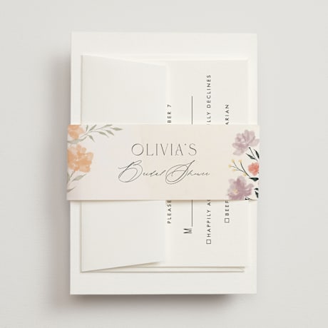 Bridal Shower Belly Bands