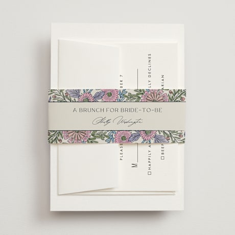 Bridal Shower Belly Bands