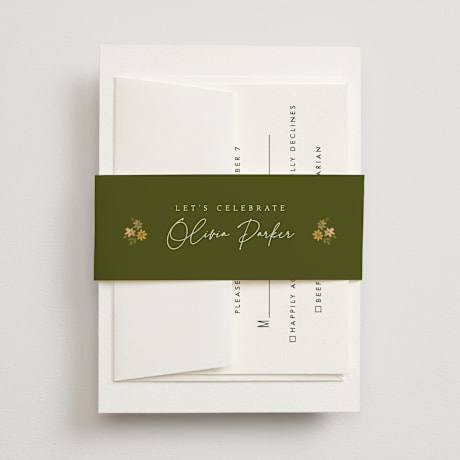 Bridal Shower Belly Bands