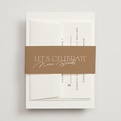 Bridal Shower Belly Bands