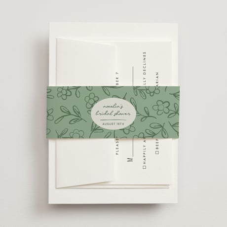 Bridal Shower Belly Bands