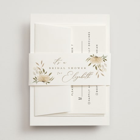 Bridal Shower Belly Bands