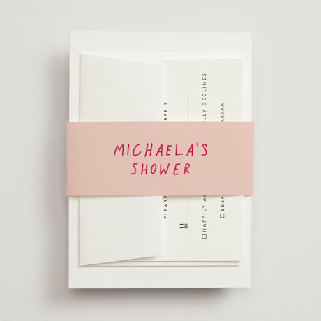 Bridal Shower Belly Bands