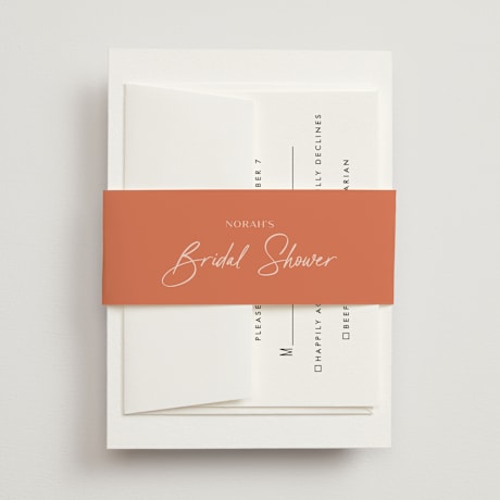 Bridal Shower Belly Bands