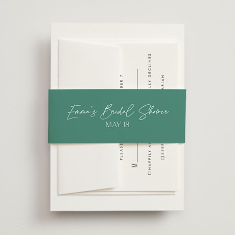 Bridal Shower Belly Bands