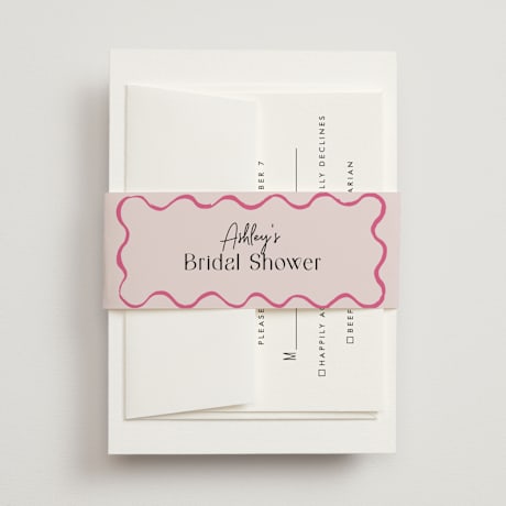 Bridal Shower Belly Bands