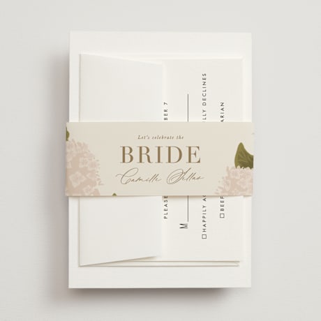 Bridal Shower Belly Bands