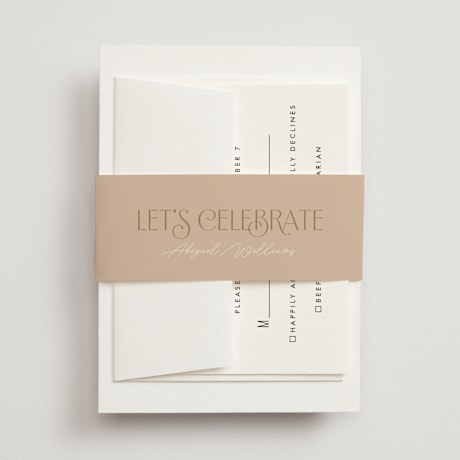 Bridal Shower Belly Bands