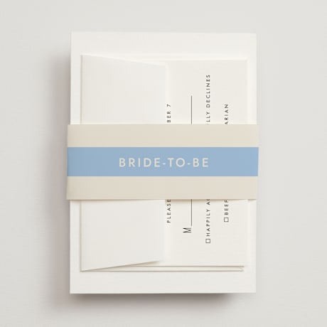 Bridal Shower Belly Bands