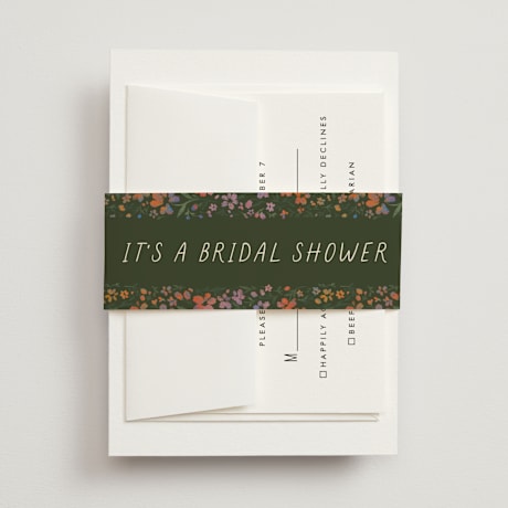 Bridal Shower Belly Bands