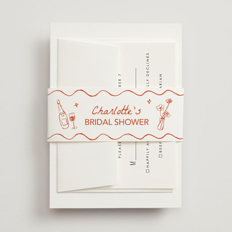 Bridal Shower Belly Bands